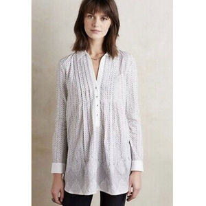 VANESSA VIRGINIA Asha Embroidered Tunic Blouse